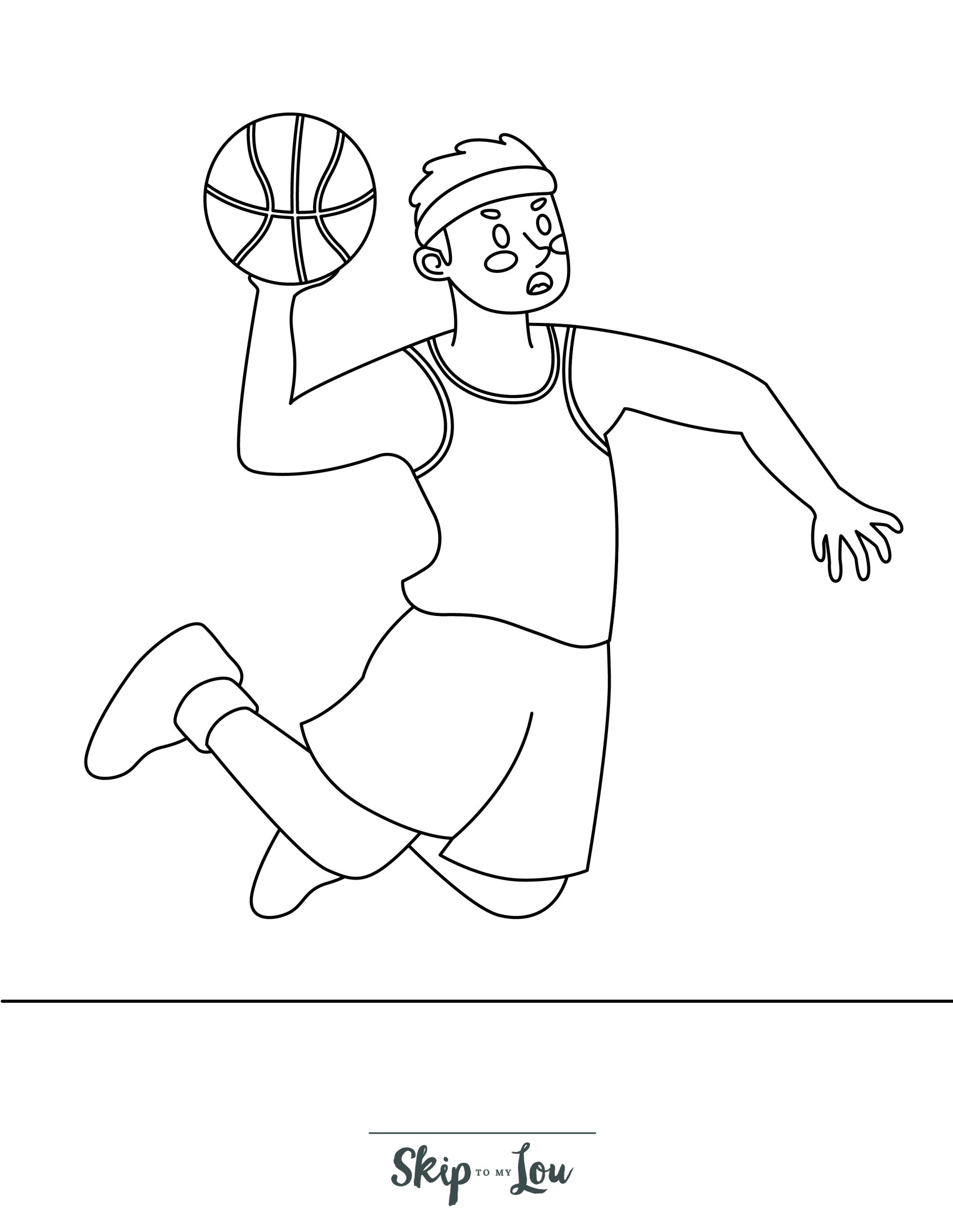 190 Basketball Coloring Pages: Slam Dunk Creativity 194