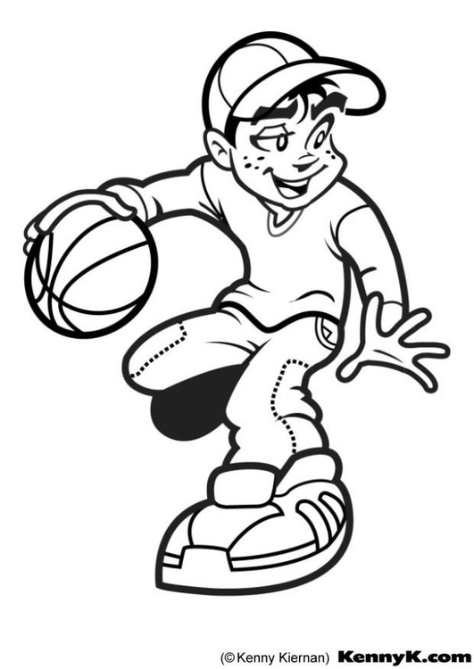 190 Basketball Coloring Pages: Slam Dunk Creativity 35