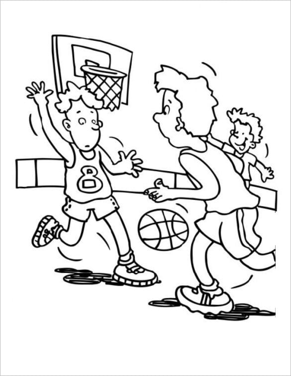 190 Basketball Coloring Pages: Slam Dunk Creativity 44