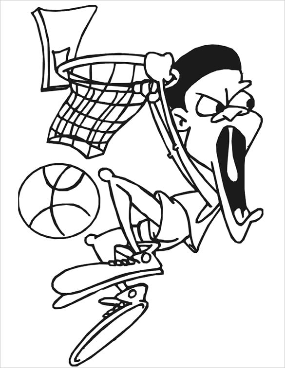 190 Basketball Coloring Pages: Slam Dunk Creativity 45