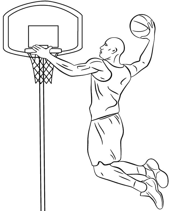 190 Basketball Coloring Pages: Slam Dunk Creativity 48