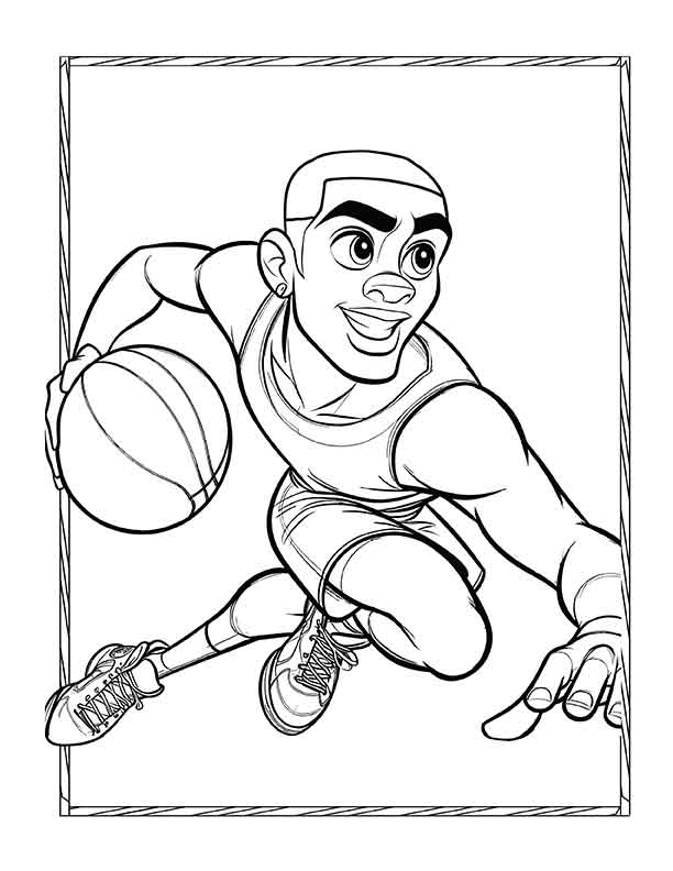 190 Basketball Coloring Pages: Slam Dunk Creativity 72