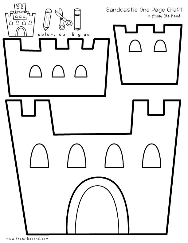 190 Sandcastle Coloring Pages Free Printable 108