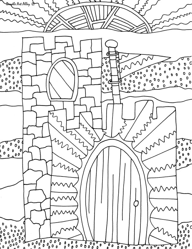 190 Sandcastle Coloring Pages Free Printable 110