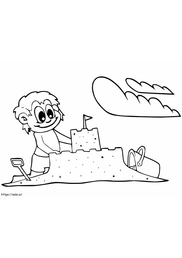 190 Sandcastle Coloring Pages Free Printable 112