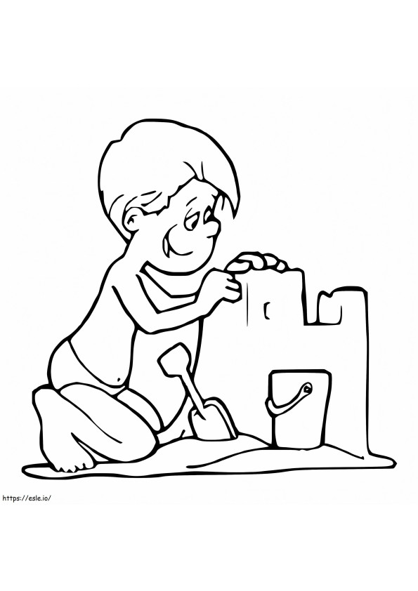 190 Sandcastle Coloring Pages Free Printable 115