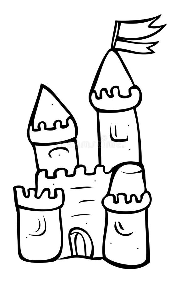 190 Sandcastle Coloring Pages Free Printable 118