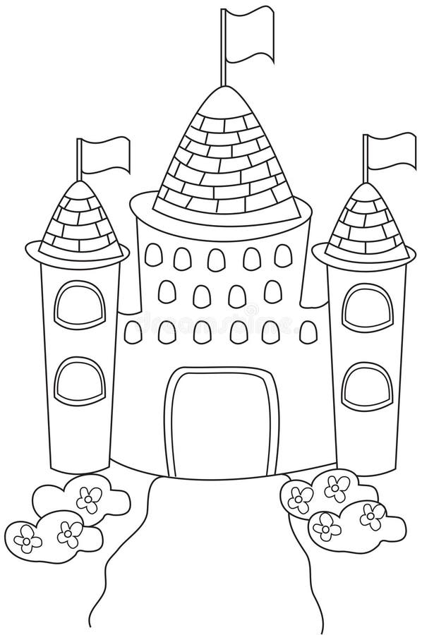 190 Sandcastle Coloring Pages Free Printable 122