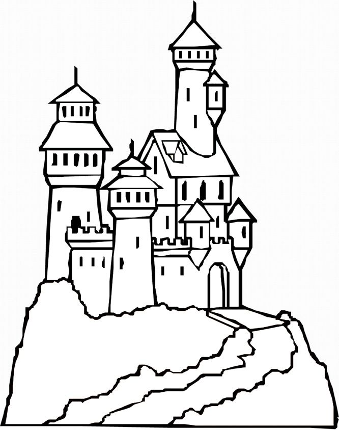 190 Sandcastle Coloring Pages Free Printable 124