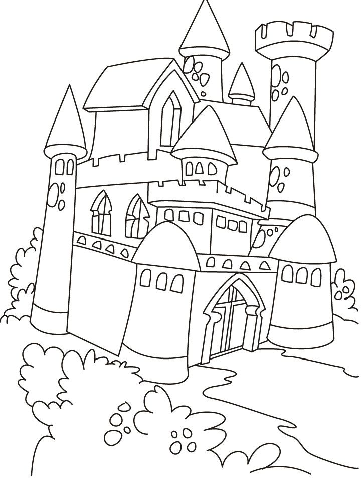 190 Sandcastle Coloring Pages Free Printable 139