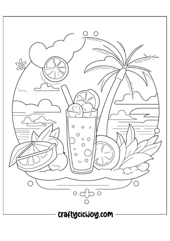 190 Sandcastle Coloring Pages Free Printable 148