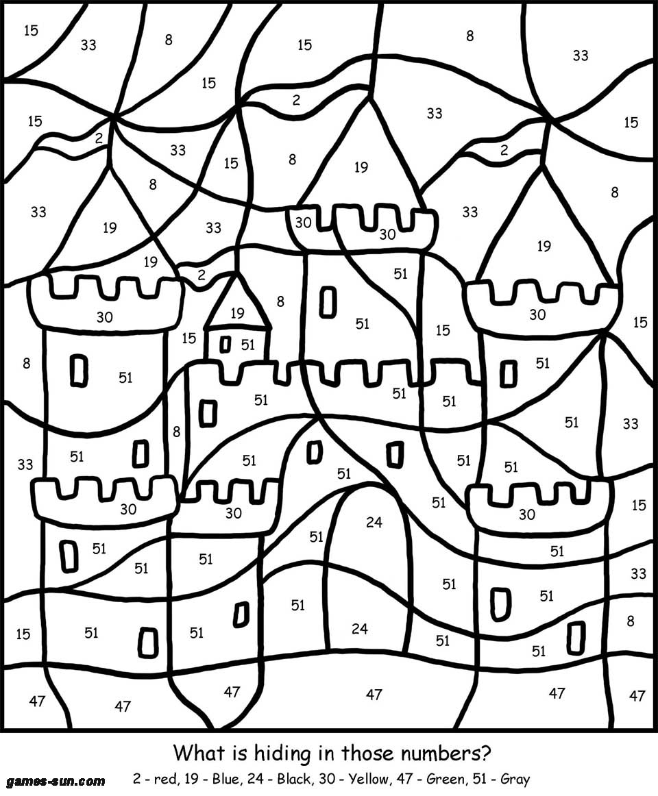 190 Sandcastle Coloring Pages Free Printable 165