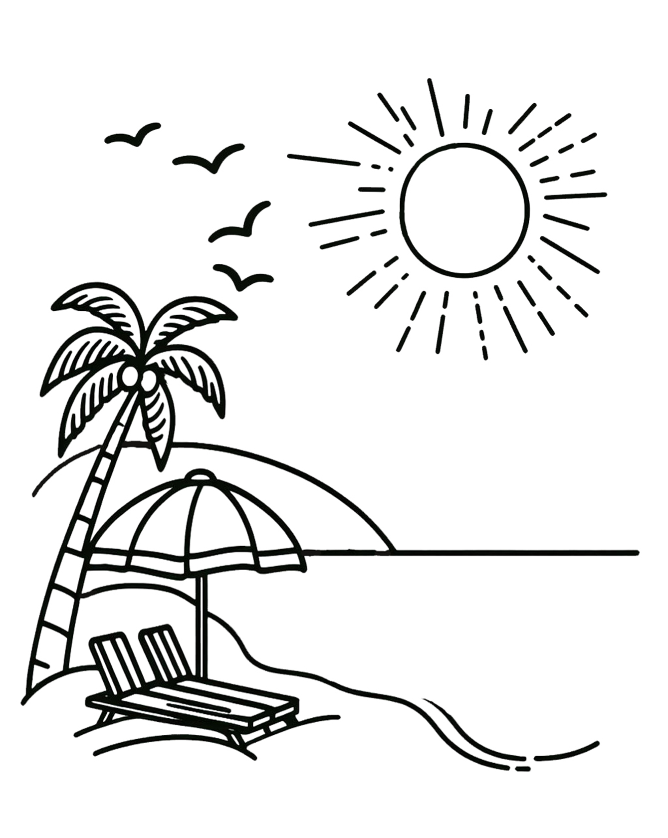 190 Sandcastle Coloring Pages Free Printable 176