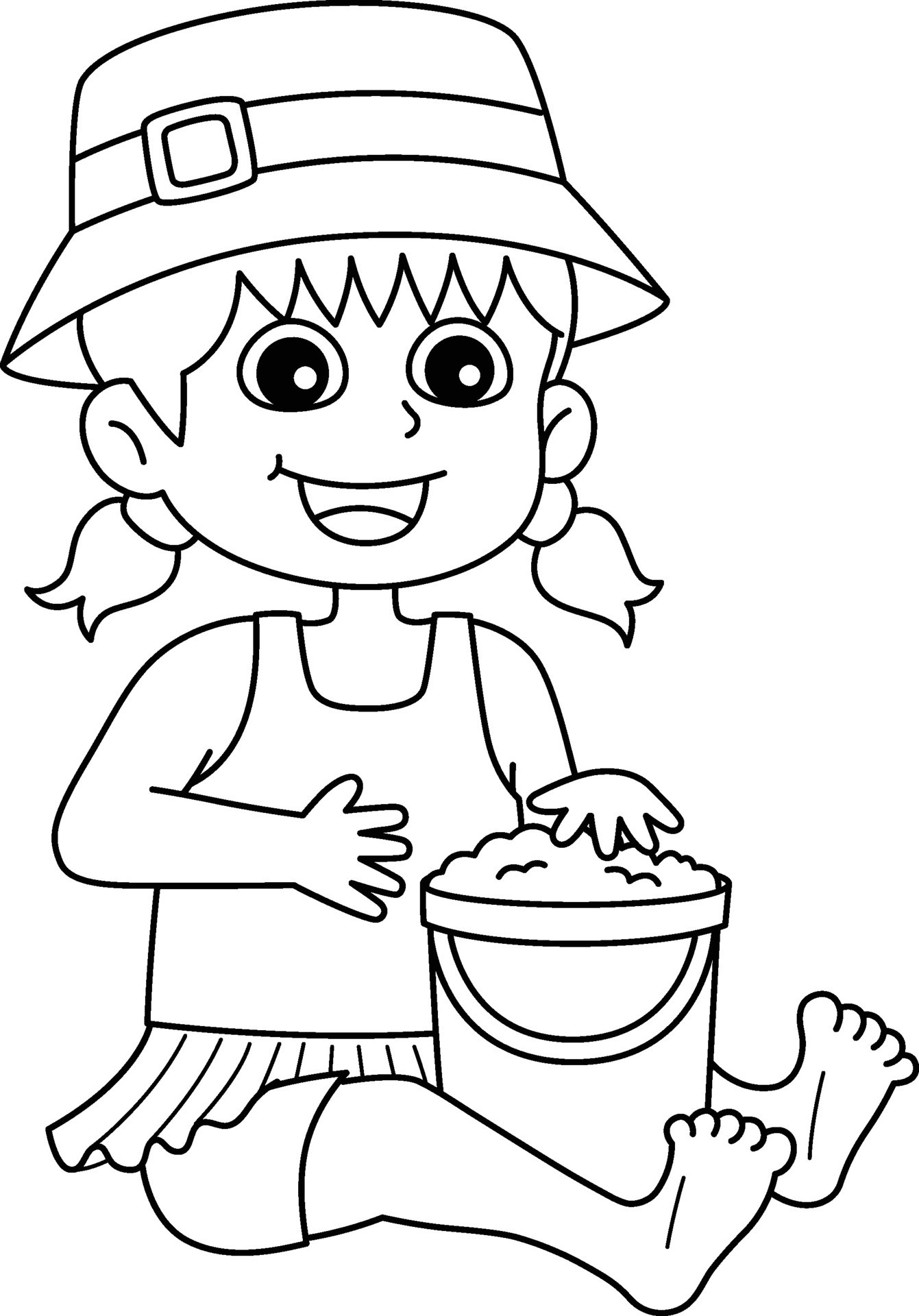 190 Sandcastle Coloring Pages Free Printable 177