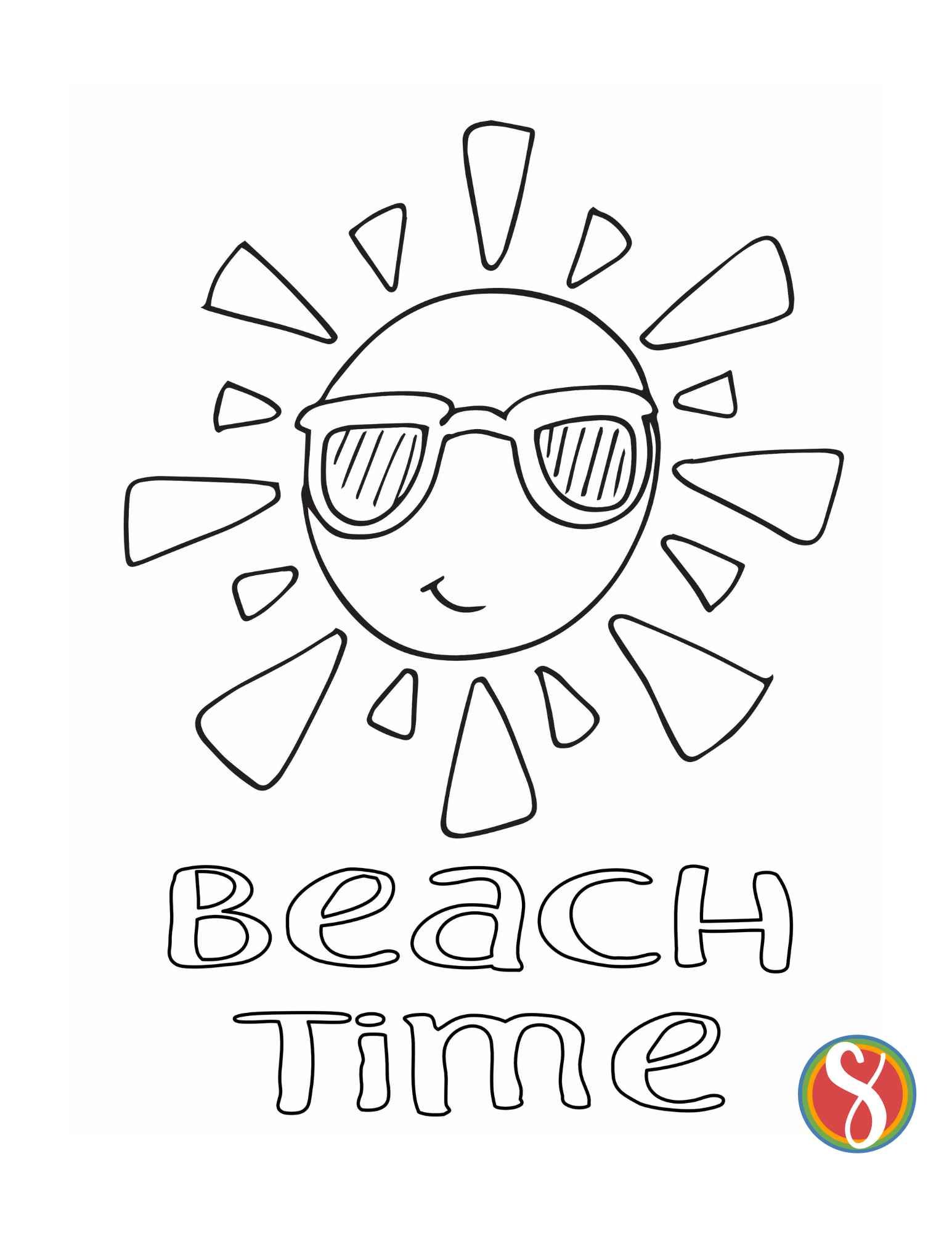 190 Sandcastle Coloring Pages Free Printable 179