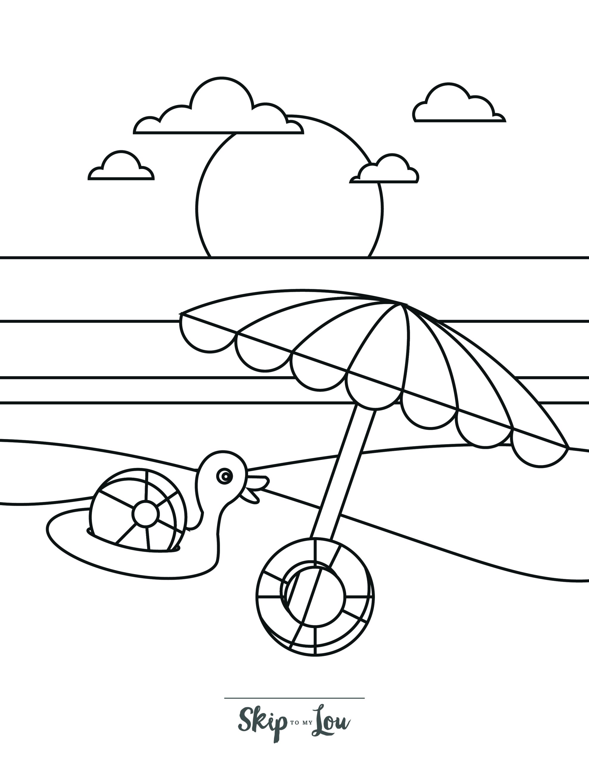 190 Sandcastle Coloring Pages Free Printable 185