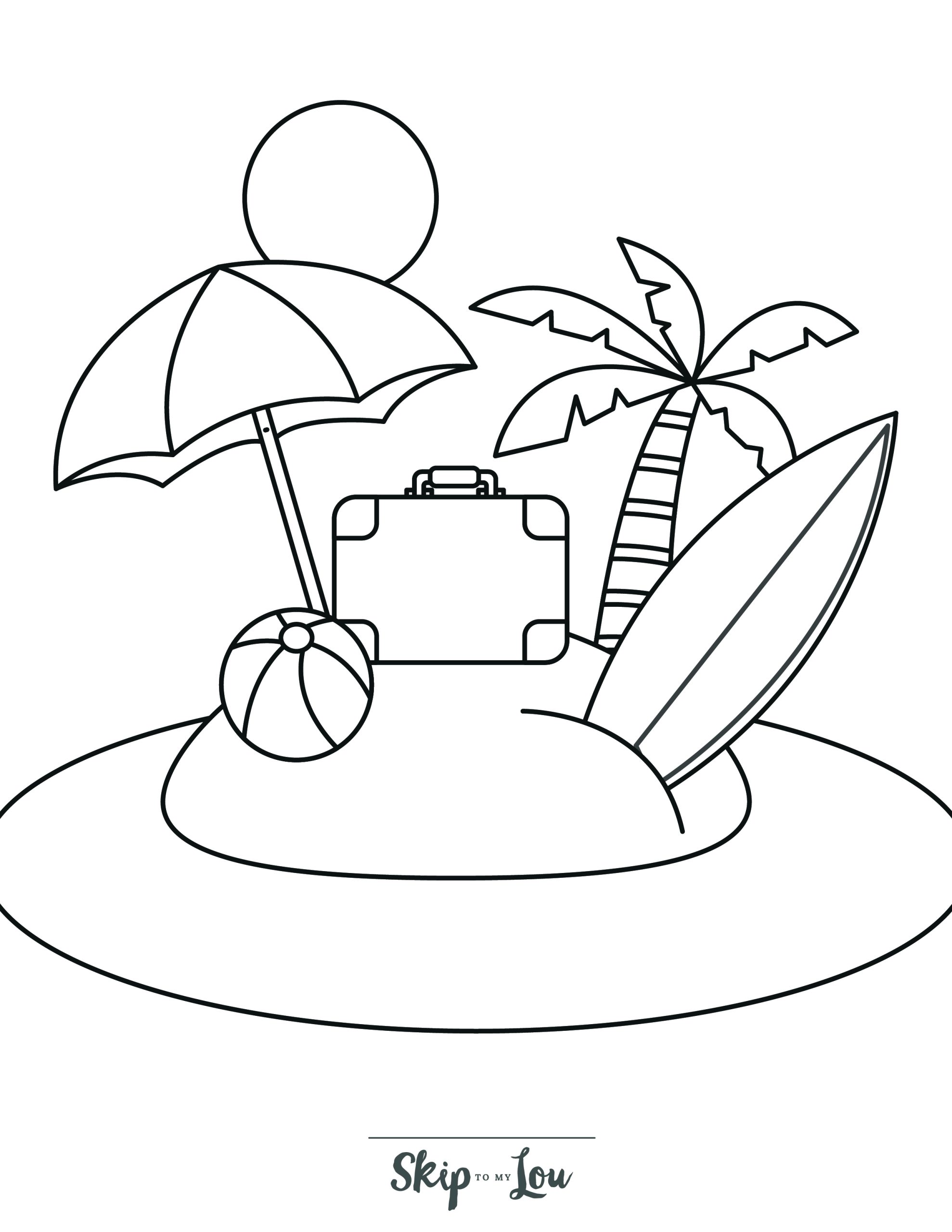 190 Sandcastle Coloring Pages Free Printable 189