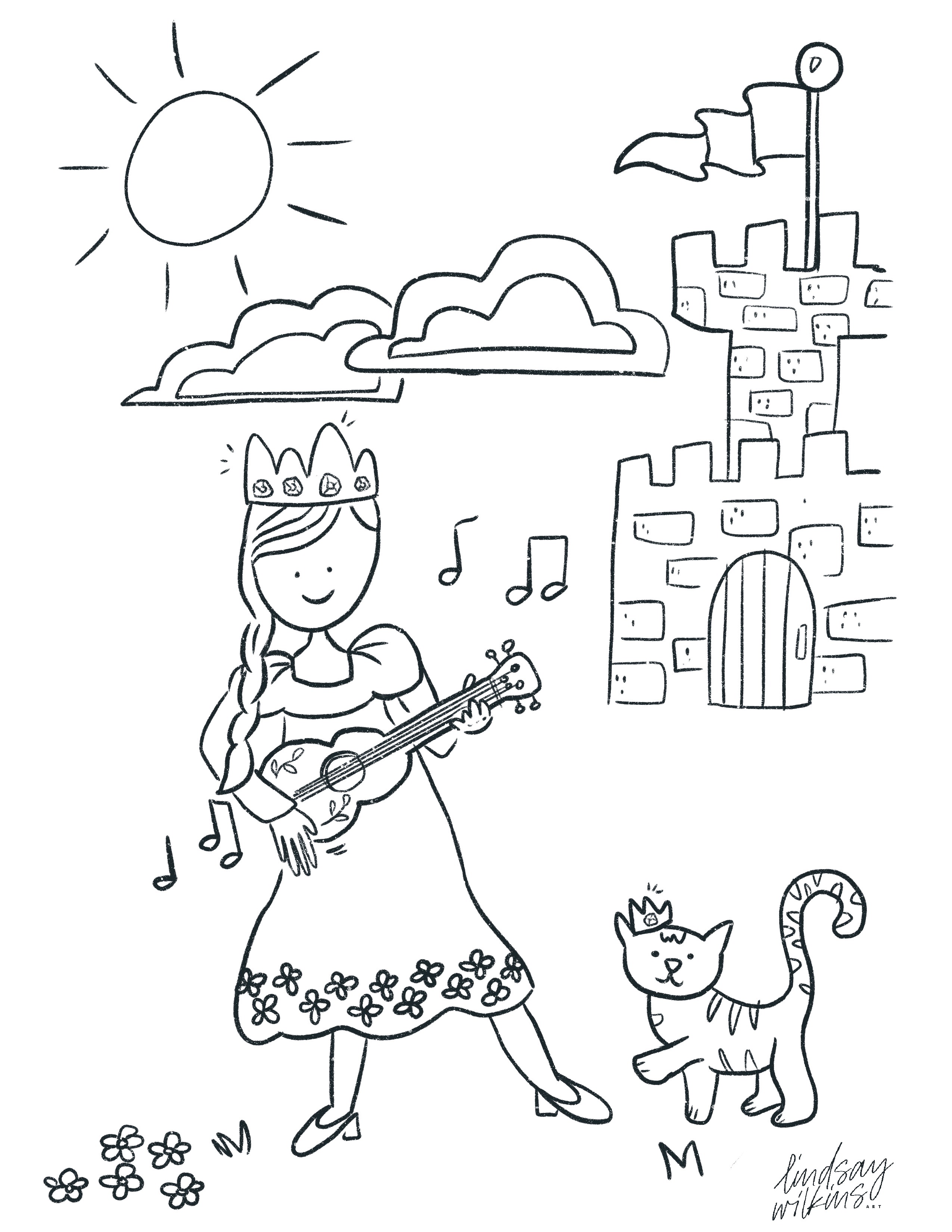 190 Sandcastle Coloring Pages Free Printable 193