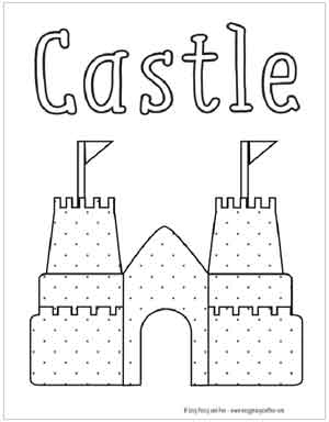 190 Sandcastle Coloring Pages Free Printable 24