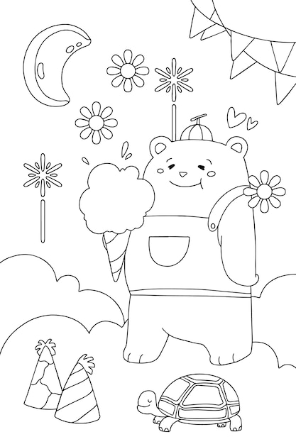 190 Sandcastle Coloring Pages Free Printable 45