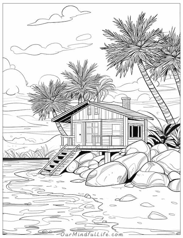 190 Sandcastle Coloring Pages Free Printable 88