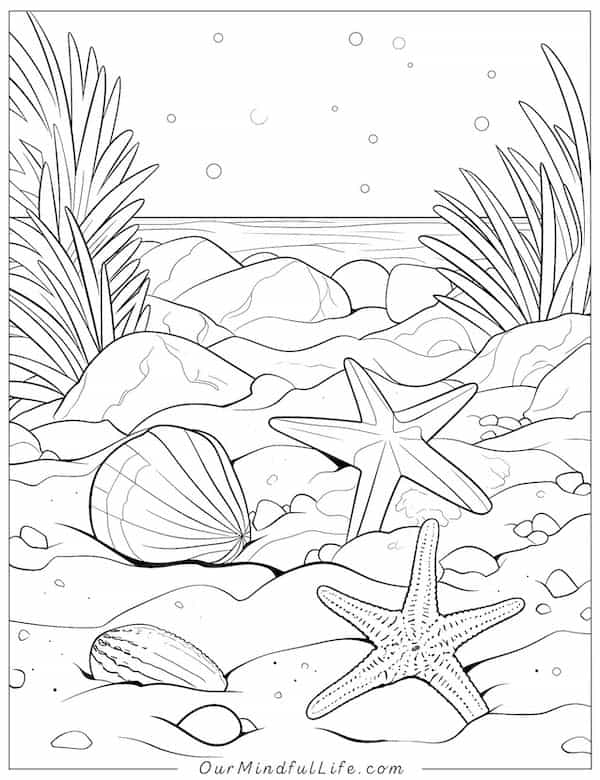 190 Sandcastle Coloring Pages Free Printable 91