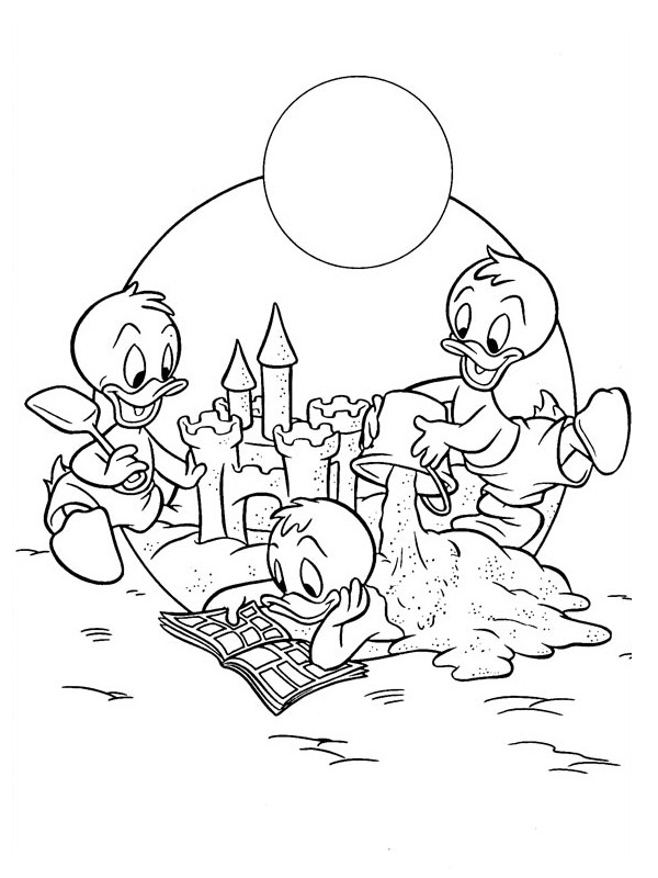 190 Sandcastle Coloring Pages Free Printable 96