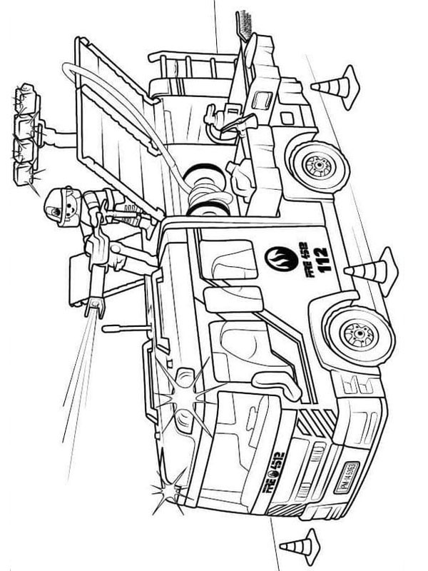 199+ Fire Trucks Coloring Pages 105