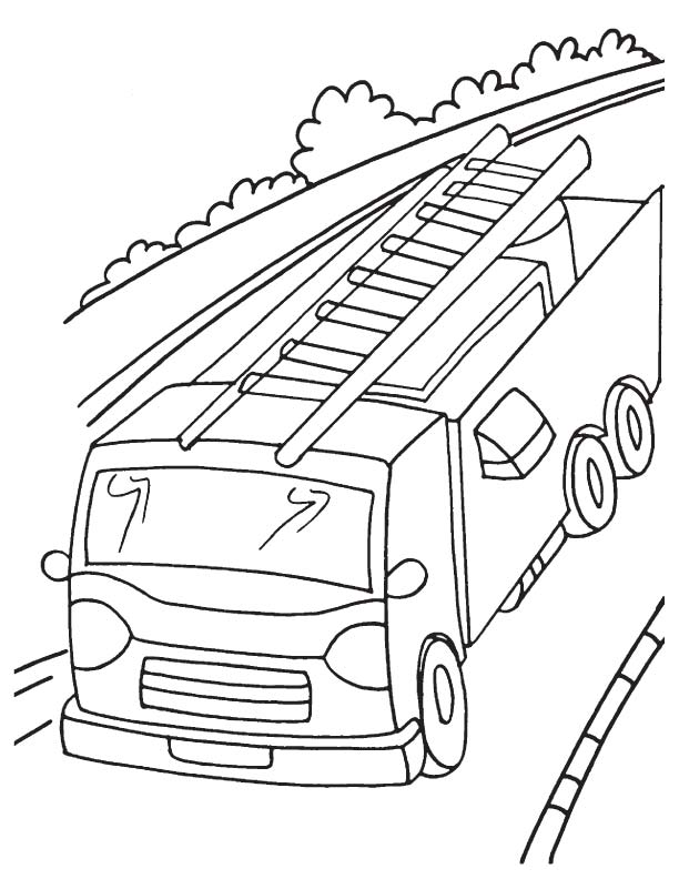 199+ Fire Trucks Coloring Pages 106