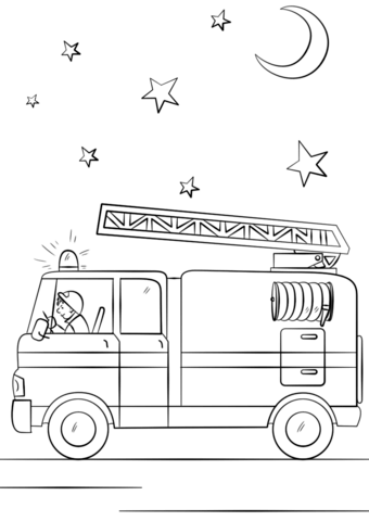 199+ Fire Trucks Coloring Pages 114