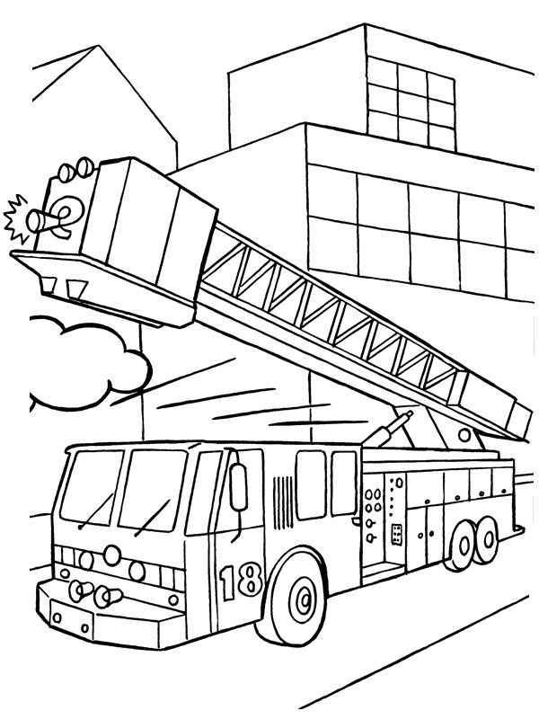 199+ Fire Trucks Coloring Pages 115