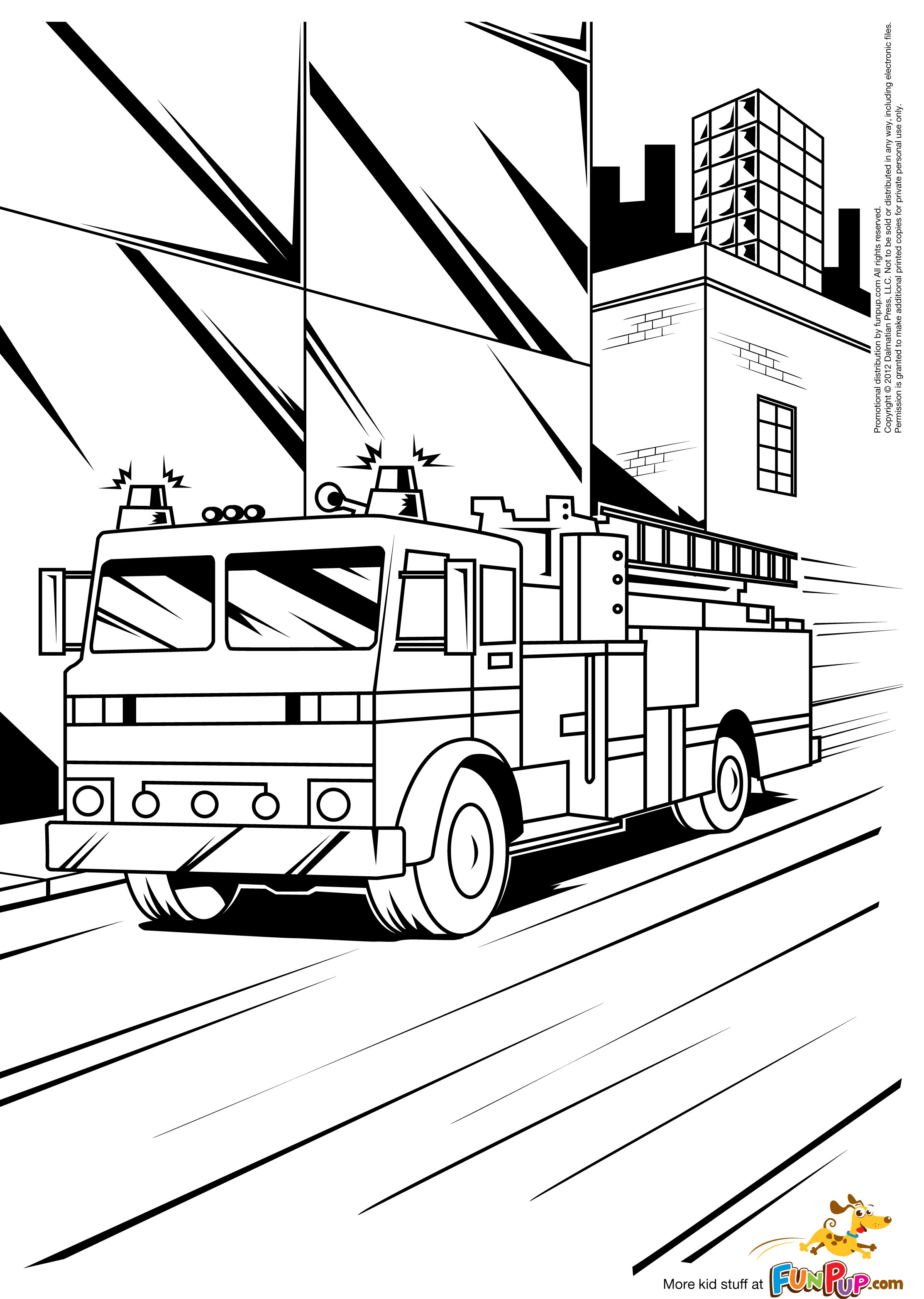 199+ Fire Trucks Coloring Pages 137