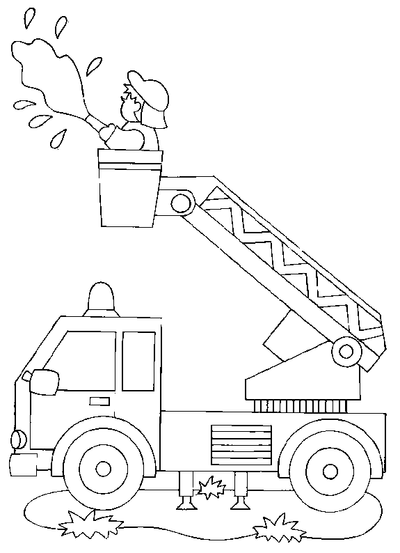 199+ Fire Trucks Coloring Pages 155