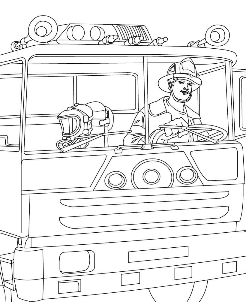 199+ Fire Trucks Coloring Pages 158