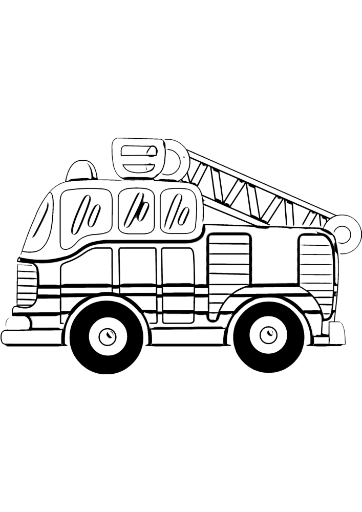 199+ Fire Trucks Coloring Pages 163