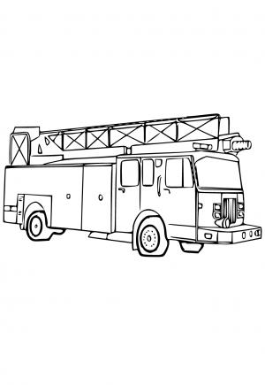 199+ Fire Trucks Coloring Pages 173