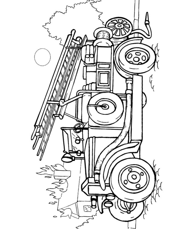 199+ Fire Trucks Coloring Pages 180