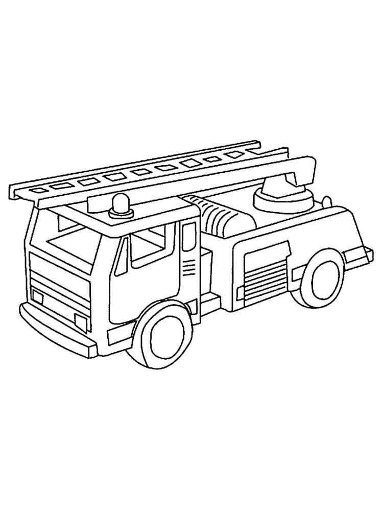 199+ Fire Trucks Coloring Pages 182