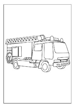 199+ Fire Trucks Coloring Pages 184