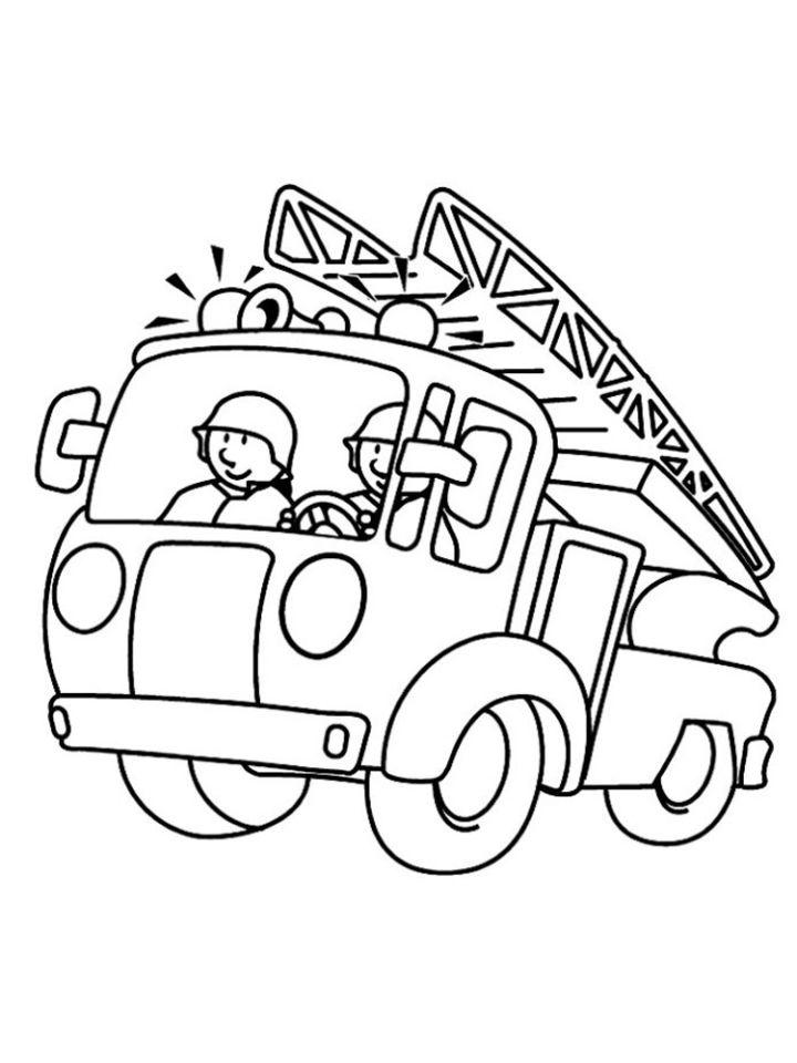 199+ Fire Trucks Coloring Pages 185