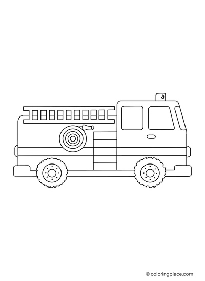 199+ Fire Trucks Coloring Pages 25