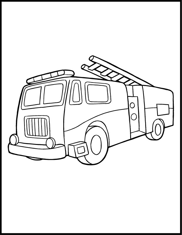 199+ Fire Trucks Coloring Pages 29