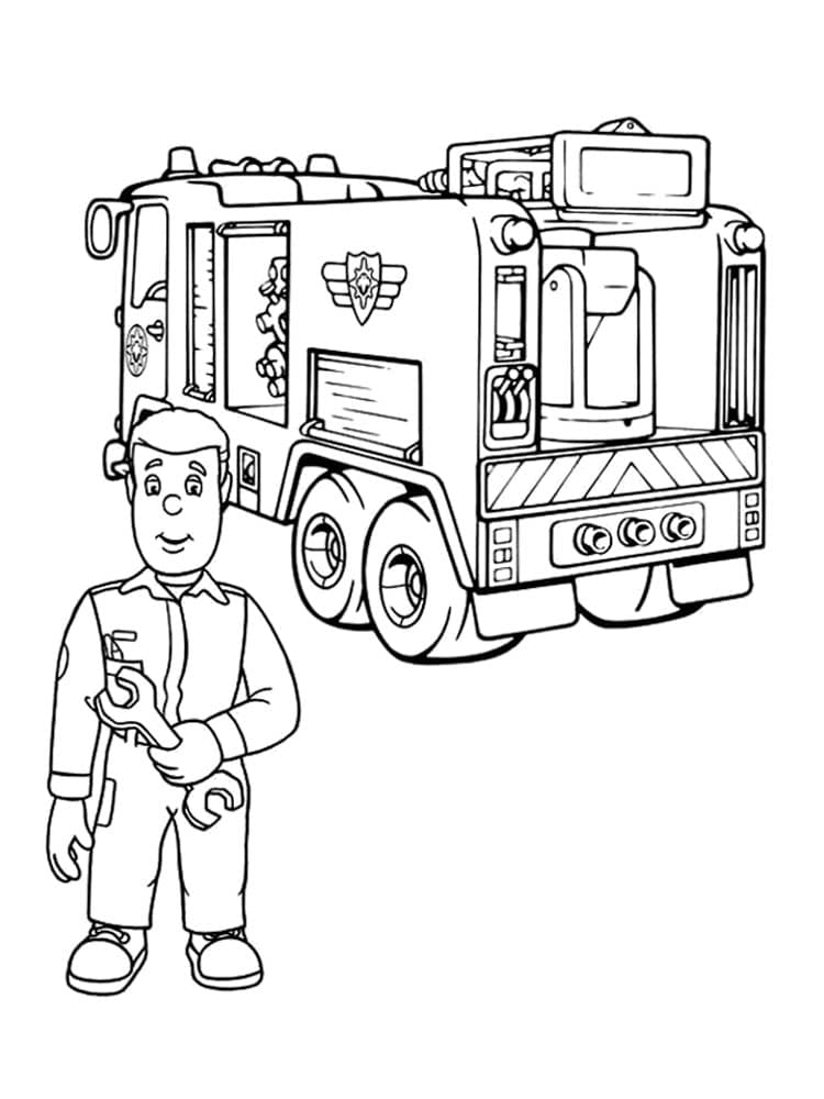 199+ Fire Trucks Coloring Pages 46