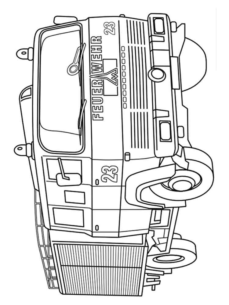 199+ Fire Trucks Coloring Pages 52