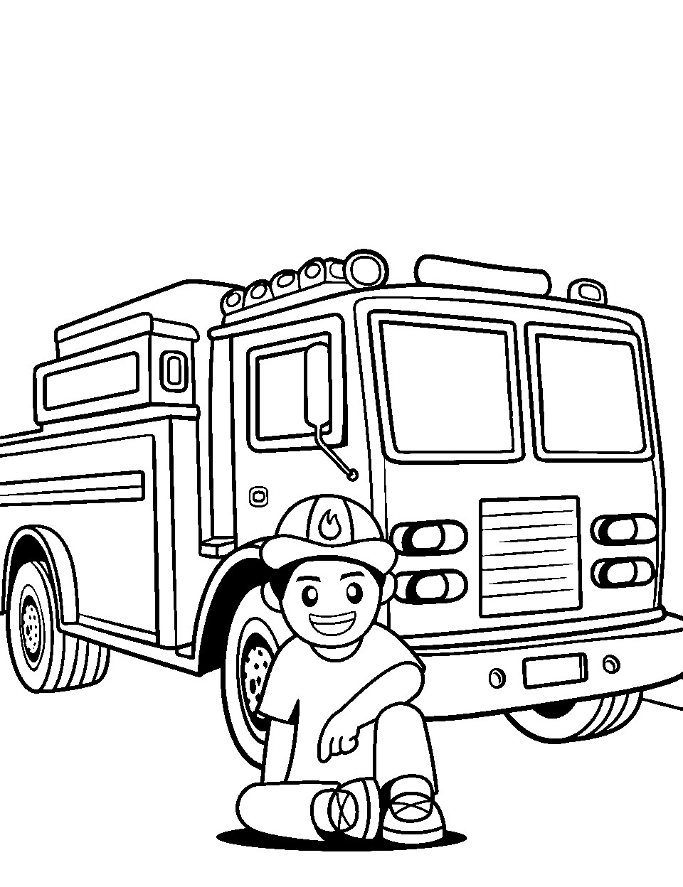 199+ Fire Trucks Coloring Pages 63