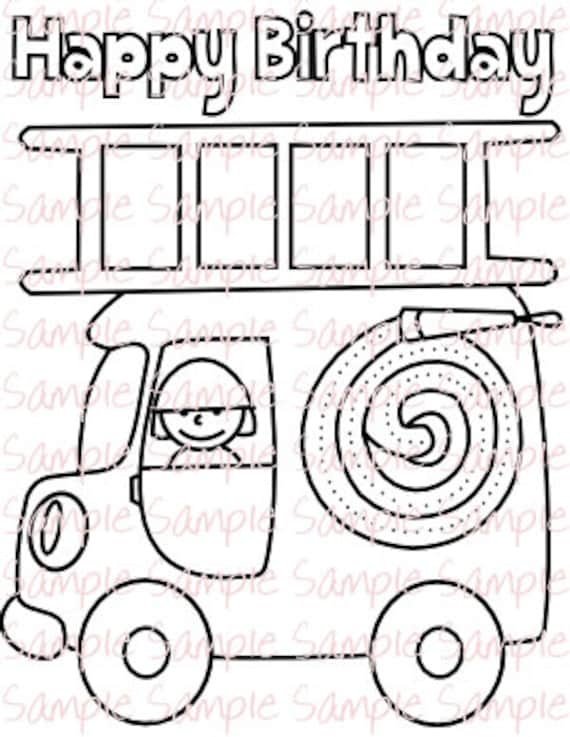 199+ Fire Trucks Coloring Pages 65