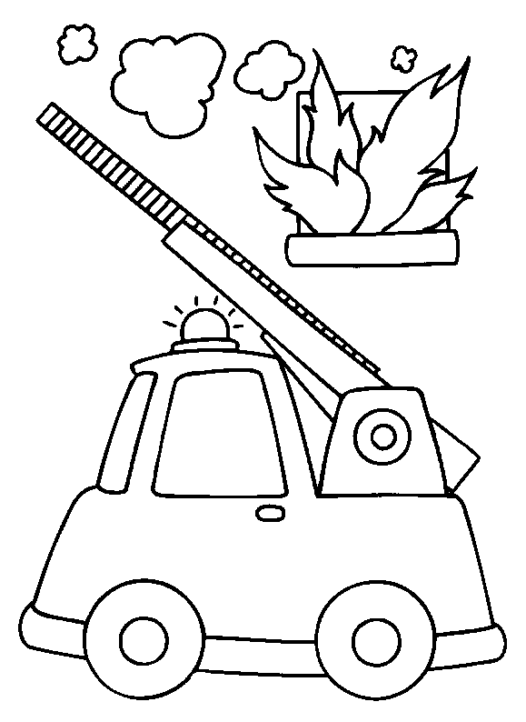 199+ Fire Trucks Coloring Pages 87