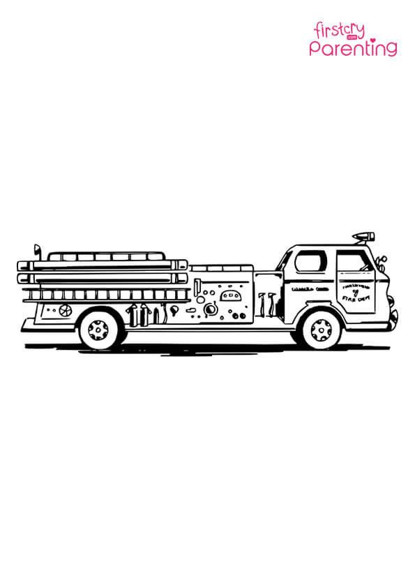 199+ Fire Trucks Coloring Pages 94