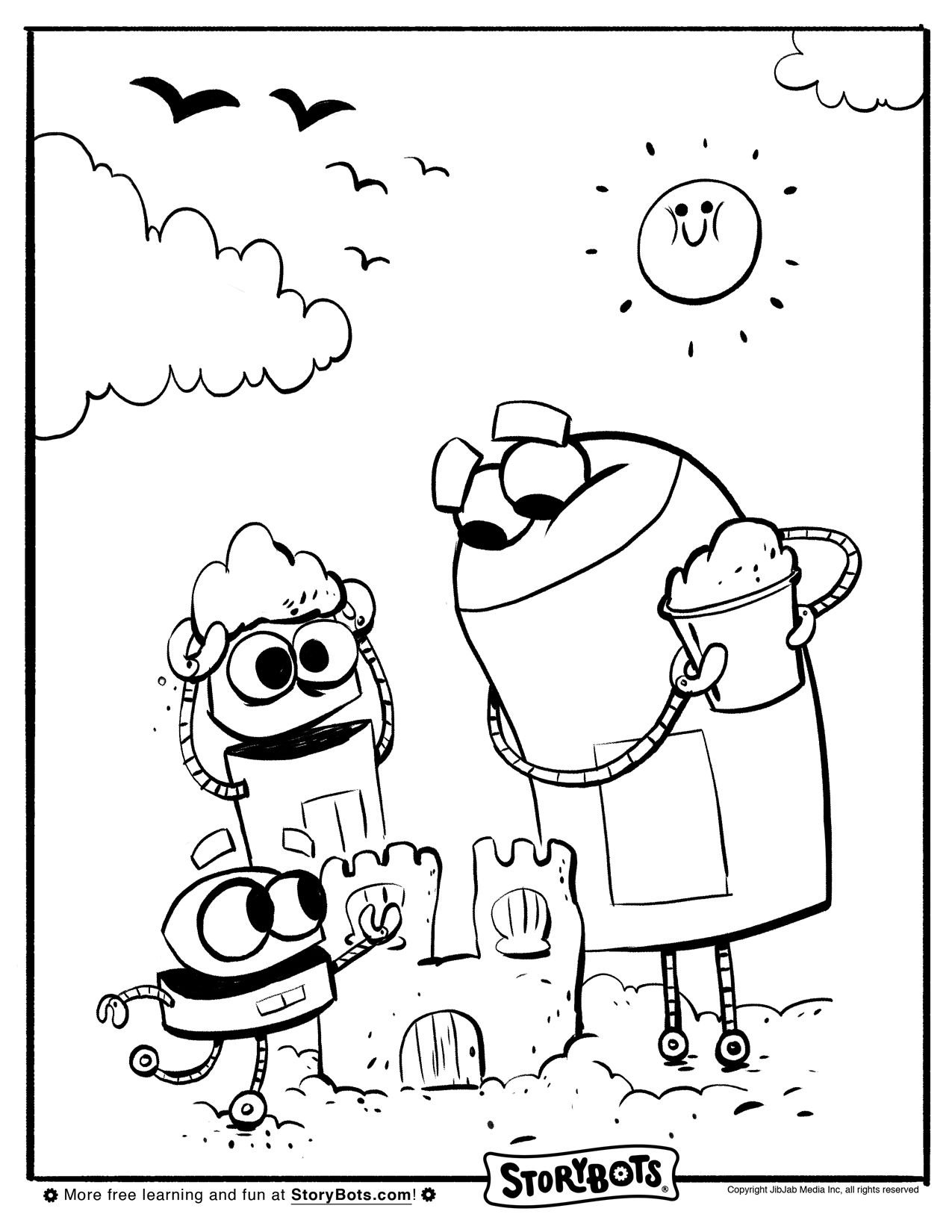 91 Storybots Coloring Pages Printable 14