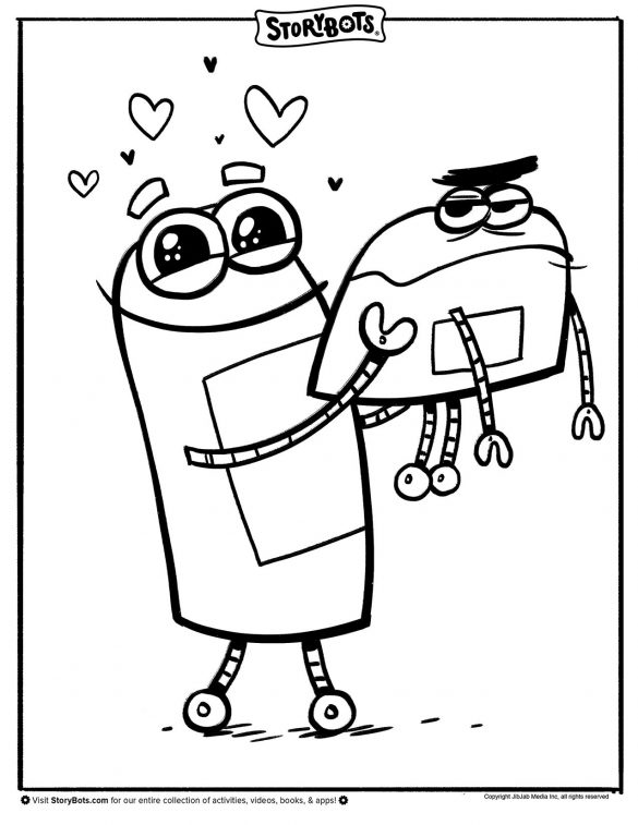 storybots coloring pages printable jpg